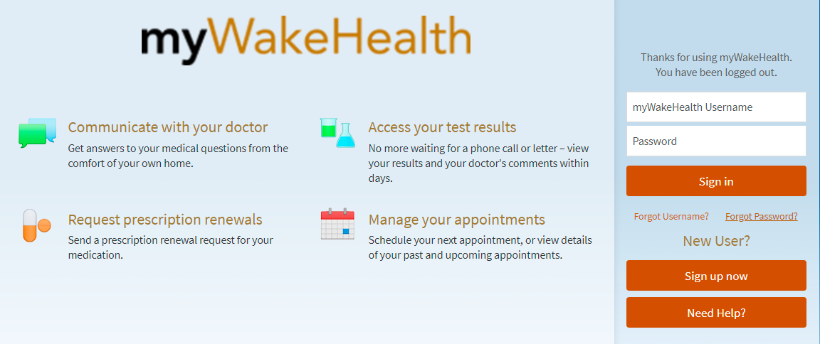 How To MyWakeHealth Login To Account
