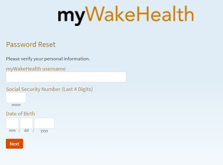 Forget MyWakeHealth Username, How To Recover Login?