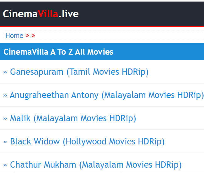 Cinemavilla: Best Way To Watch HD Movies For Free In 2021